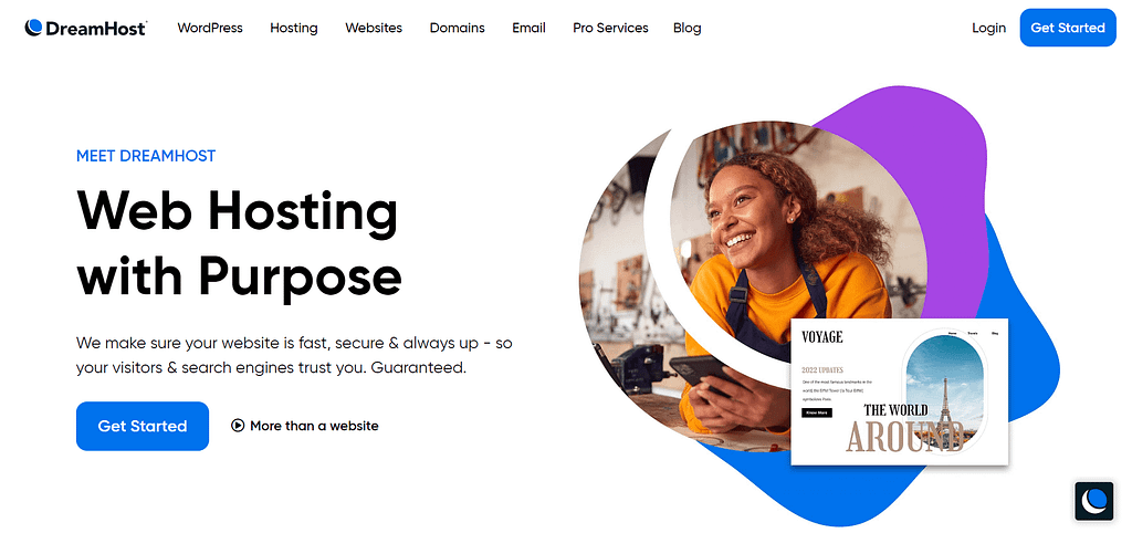 dreamhost Hosting for small businesses