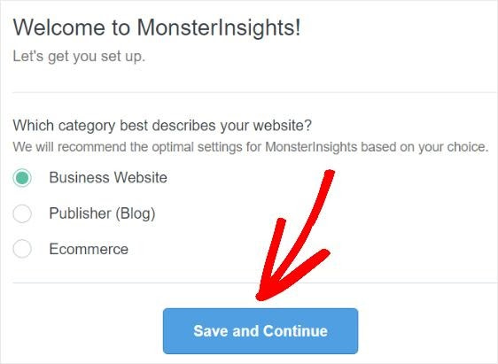 monsterinsights category