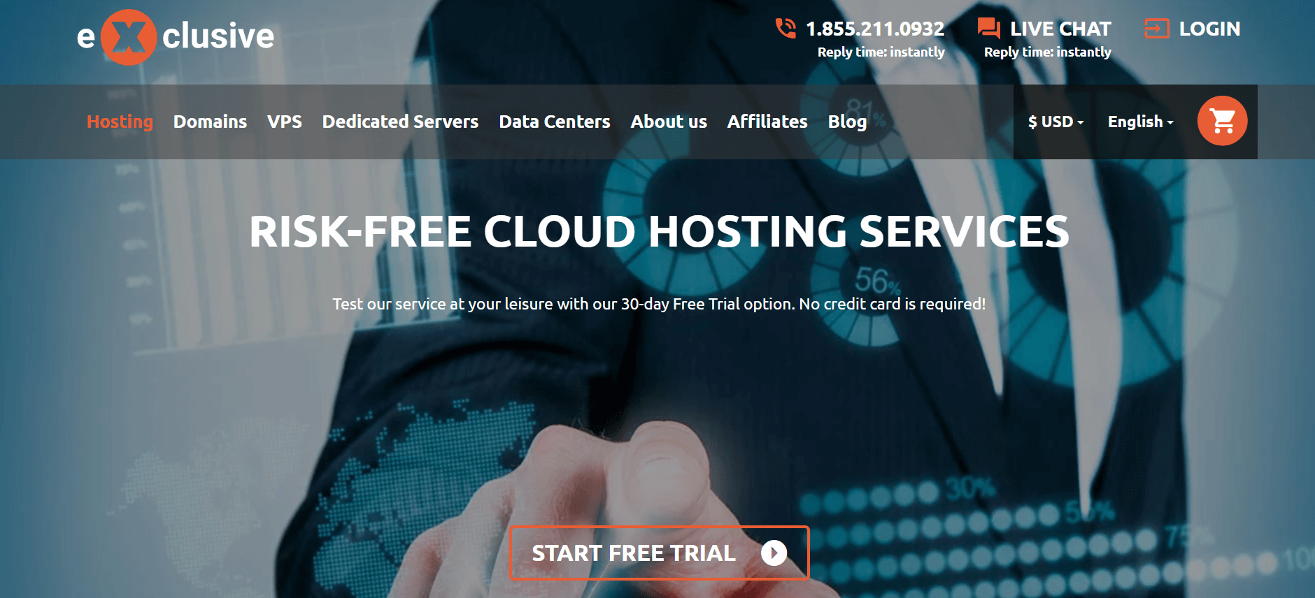 exclusive web hosting free trial